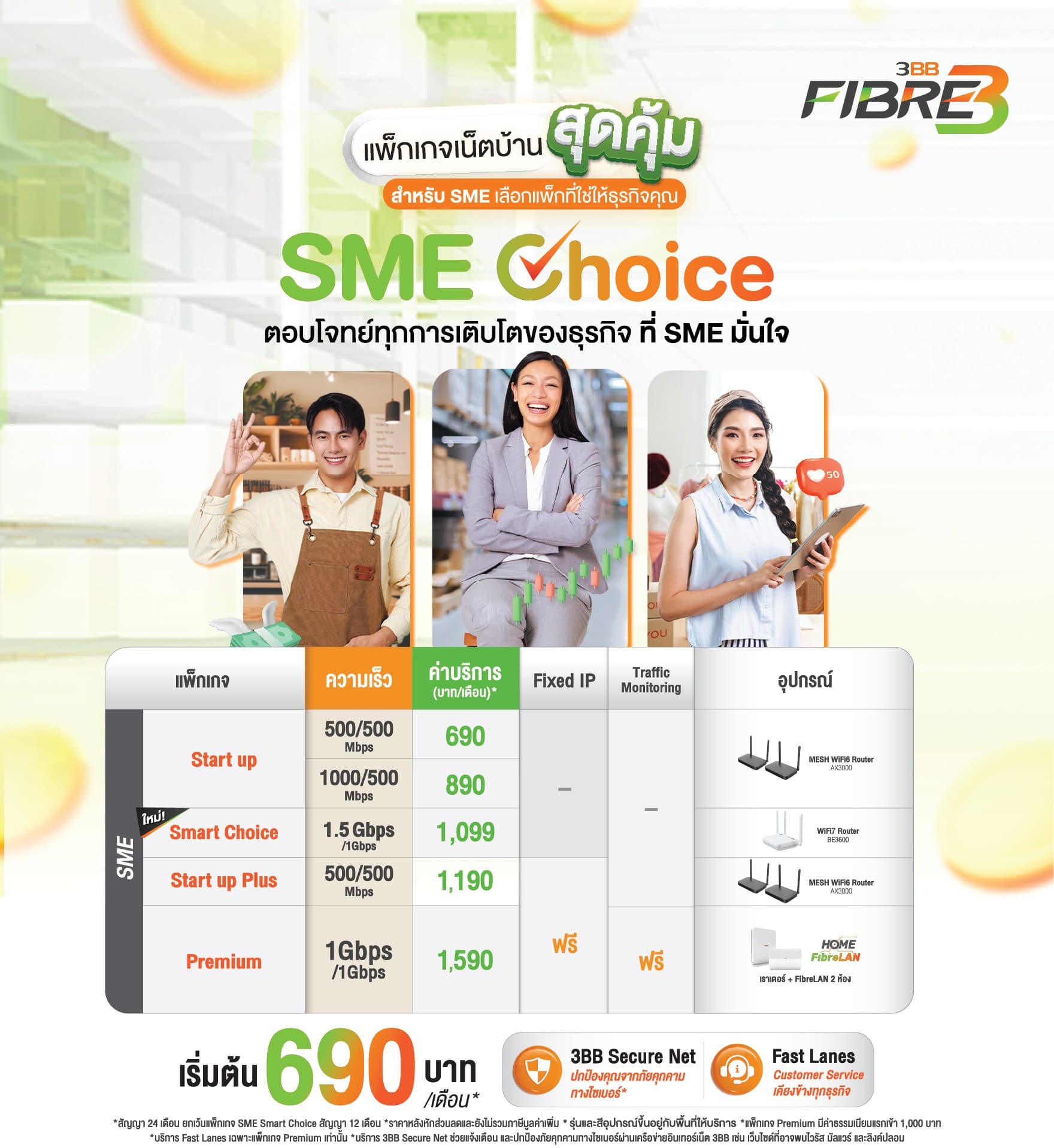 SME Choice สำหรับ SME ตอบโจทย์ทุกการเติบโตของธุรกิจ
